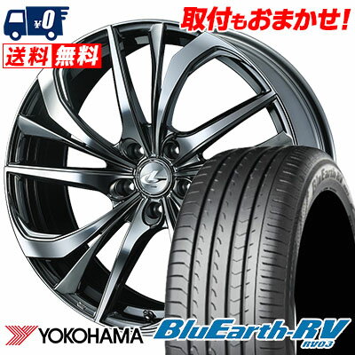 245/40R20 99W YOKOHAMA ヨコハマ BLUE EARTH RV03 ブルーアース RV03 weds LEONIS TE ウェッズ レオニス TE サマータイヤホイール4本セット