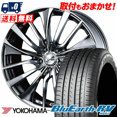 245/40R20 99W YOKOHAMA ヨコハマ BLUE EARTH RV03 ブルーアース RV03 weds LEONIS VT ウエッズ レオニス VT サマータイヤホイール4本セット