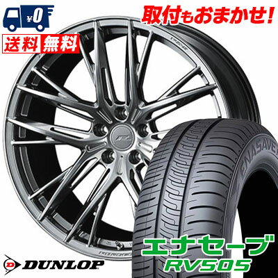 245/40R19 98W XL DUNLOP ENASAVE RV505 F ZERO FZ-5 サマータイヤホイール4本セット 【取付対象】