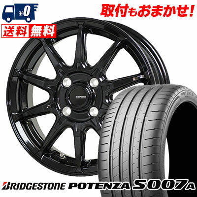205/40R17 84Y XL BRIDGESTONE ブリヂストン POTENZA S007A ポテンザ S007A G SPEED G-05 Gスピード G-05 サマータイヤホイール4本セット