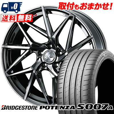 235/30R20 88Y XL BRIDGESTONE ブリヂストン POTENZA S007A ポテンザ S007A LEONIS IT レオニス IT サマータイヤホイール4本セット【取付対象】