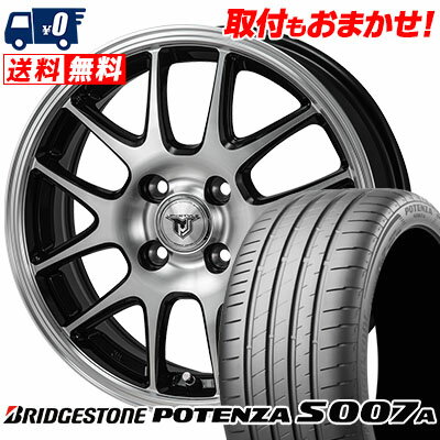 205/40R17 84Y XL BRIDGESTONE ブリヂストン POTENZA S007A ポテンザ S007A JP STYLE MJ02 JPスタイル MJ02 サマータイヤホイール4本セット【取付対象】