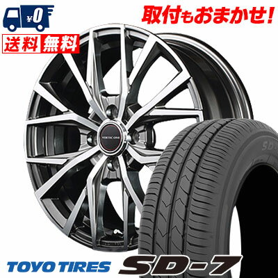 175/60R16 82H TOYO TIRES トーヨー タイヤ SD-7 エスディーセブン VERTEC ONE ALBATROSS ヴァーテック ワン アルバトロス サマータイヤホイール4本セット【取付対象】