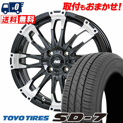 175/60R16 82H TOYO TIRES トーヨー タイヤ SD-7 エスディーセブン MAD CROSS WOLF マッドクロス ウルフ サマータイヤホイール4本セット【取付対象】