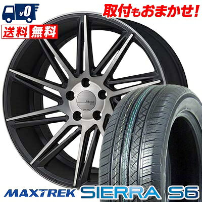 235/60R18 103H MAXTREK SIERRA S6 MONZA Warwic REVOX サマータイヤホイール4本セット 【取付対象】