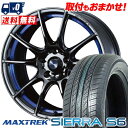 225/65R17 102S MAXTREK SIERRA S6 WedsSport SA-25R サマータイヤホイール4本セット 【取付対象】