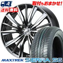 225/65R17 102S MAXTREK SIERRA S6 weds LEONIS VX T}[^CzC[4{Zbg ytΏہz