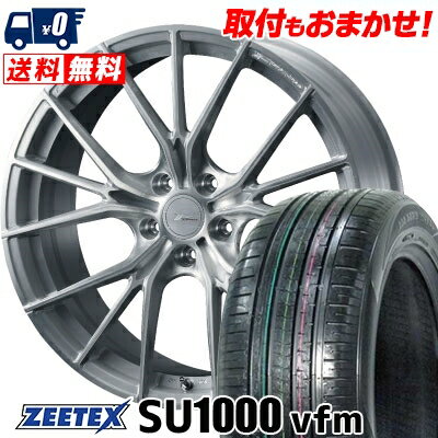 235/60R18 107W XL ZEETEX ZEETEX SU1000 vfm WEDS F ZERO FZ-1 サマータイヤホイール4本セット 【取付対象】