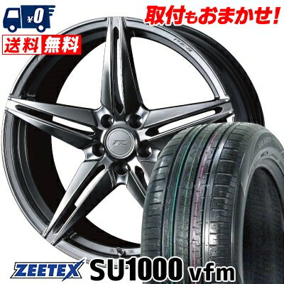 235/60R18 107W XL ZEETEX ZEETEX SU1000 vfm WEDS F ZERO FZ-3 サマータイヤホイール4本セット 【取付対象】