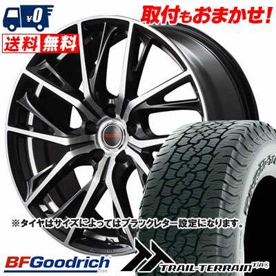 225/55R18 102H XL BFGoodrich TRAIL-TERRAIN T/A VERTEC ONE GLAIVE サマータイヤホイール4本セット 【取付対象】