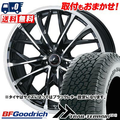 235/55R18 104H XL BFGoodrich TRAIL-TERRAIN T/A LEONIS MV サマータイヤホイール4本セット 【取付対象】