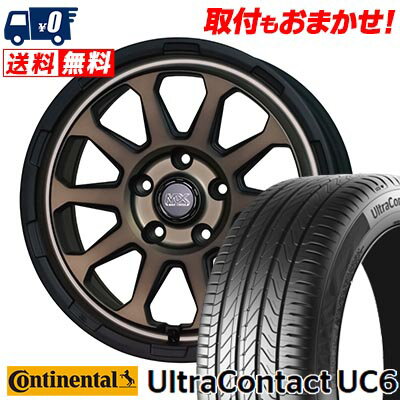 205/55R16 91V CONTINENTAL UltraContact UC6 MAD CROSS RANGER サマータイヤホイール4本セット 【取付対象】