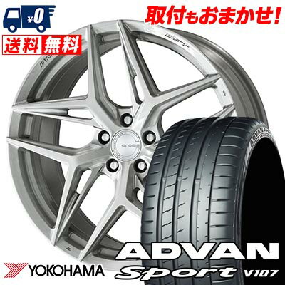 225/35R19 88Y YOKOHAMA ヨコハマ ADVAN Sport V107 WORK GNOSIS IS205 ワーク グノーシス IS205 サマータイヤホイール4本セット 【取付対象】