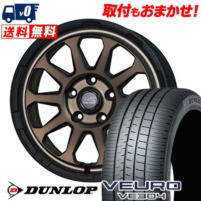 205/55R16 91V DUNLOP VEURO VE304 MAD CROSS RANGER サマータイヤホイール4本セット 【取付対象】