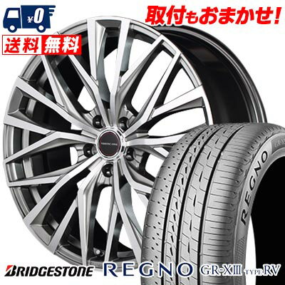 235/50R18 101V XL BRIDGESTONE REGNO GR-X3 TYPE RV VERTEC ONE ALBATROSS サマータイヤホイール4本セット 【取付対象】