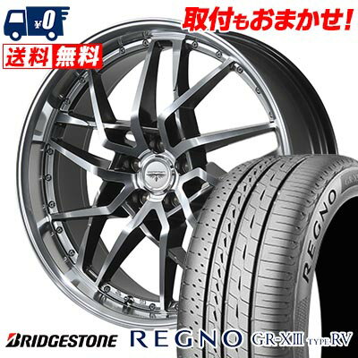 225/60R18 100H BRIDGESTONE REGNO GR-X3 TYPE RV DORFREN GODIO サマータイヤホイール4本セット 【取付対象】