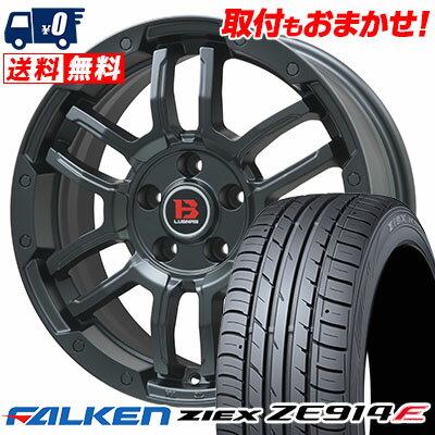 205/55R16 94W XL FALKEN ファルケン ZIEX ZE914F ジークス ZE914F B-LUGNAS FRD Bラグナス FRD サマータイヤホイール4本セット【取付対象】