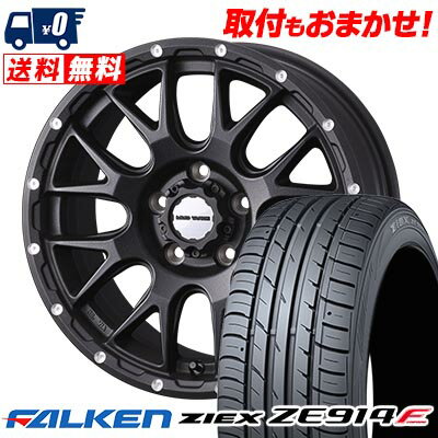 205/55R16 94W XL FALKEN ZIEX ZE914F MUDVANCE 08 サマータイヤホイール4本セット 【取付対象】