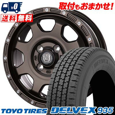 155/80R12 88/87N TOYO TIRES DELVEX 935 MUD BAHN XR-910K スタッドレスタイヤホイール4本セット 【取付対象】