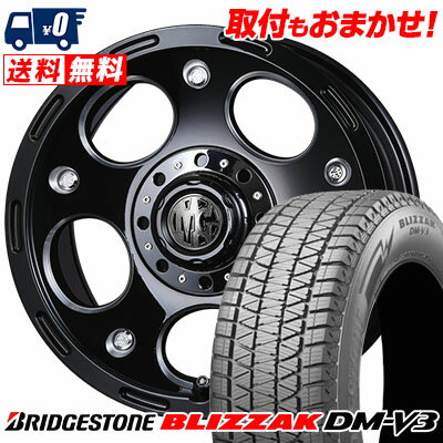 175/80R16 91Q BRIDGESTONE BLIZZAK DM-V3 MG DEMON スタッドレスタイヤホイール4本セット ジムニー用【取付対象】