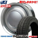 165/60R15 77Q TOYO TIRES OBSERVE GIZ2 Lovely Sweet Label anam スタッドレスタイヤホイール4本セット 【取付対象】