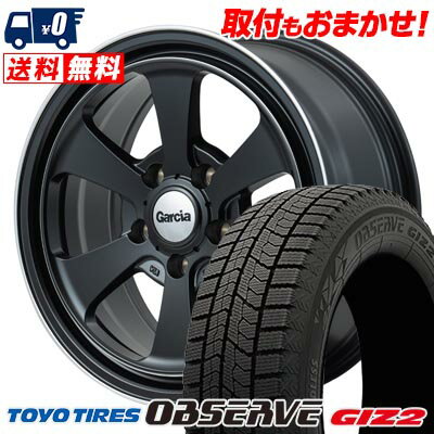 205/55R16 91Q TOYO TIRES OBSERVE GIZ2 Garcia Dallas6 スタッドレスタイヤホイール4本セット 【取付対象】
