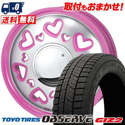 165/60R15 77Q TOYO TIRES OBSERVE GIZ2 K-Quty åɥ쥹ۥ4ܥå ڼоݡ