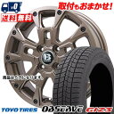 205/55R16 91Q TOYO TIRES OBSERVE GIZ3 B-LUGNAS BRD スタッドレスタイヤホイール4本セット 【取付対象】