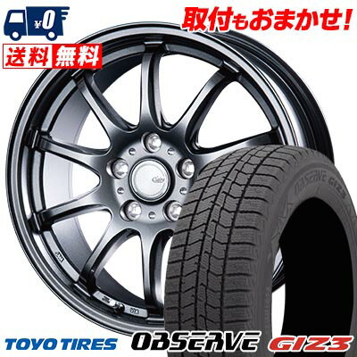 185/65R15 88Q TOYO TIRES OBSERVE GIZ3 CLAIRE ZT10 スタッドレスタイヤホイール4本セット 【取付対象】