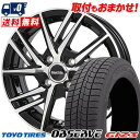 185/65R14 86Q TOYO TIRES OBSERVE GIZ3 Laffite LW-06 2 スタッドレスタイヤホイール4本セット 【取付対象】