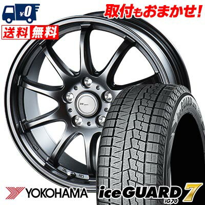 225/40R18 92Q YOKOHAMA iceGUARD7 IG70 BW-Sport ZT10 スタッドレスタイヤホイール4本セット 【取付対象】