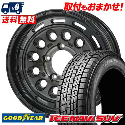 215/70R16 100Q Goodyear ICE NAVI SUV WILD PORTER Funk DDC スタッドレスタイヤホイール4本セット 【取付対象】