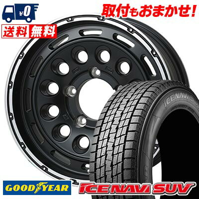 215/70R16 100Q Goodyear ICE NAVI SUV WILD PORTER Funk DDC スタッドレスタイヤホイール4本セット 【取付対象】