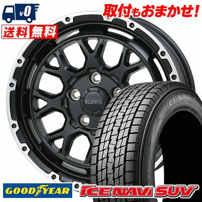 215/70R16 100Q Goodyear ICE NAVI SUV WILD PORTER Funk WMC スタッドレスタイヤホイール4本セット 【取付対象】