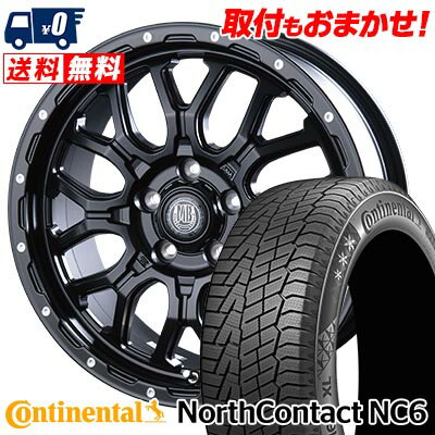 215/50R17 95T CONTINENTAL NorthContact NC6 MUD BAHN XR-800M スタッドレスタイヤホイール4本セット 【取付対象】