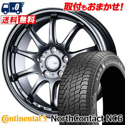 225/45R18 95T XL CONTINENTAL NorthContact NC6 CLAIRE ZT10 スタッドレスタイヤホイール4本セット 【取付対象】