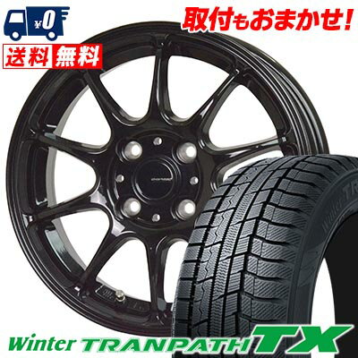 155/65R14 75Q TOYO TIRES Winter TRANPATH TX G-SPEED G-07 スタッドレスタイヤホイール4本セット 【取付対象】