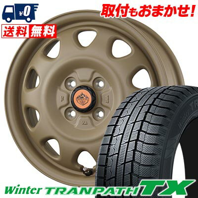 155/65R14 75Q TOYO TIRES Winter TRANPATH TX LANDFOOT SWZ スタッドレスタイヤホイール4本セット 【取付対象】