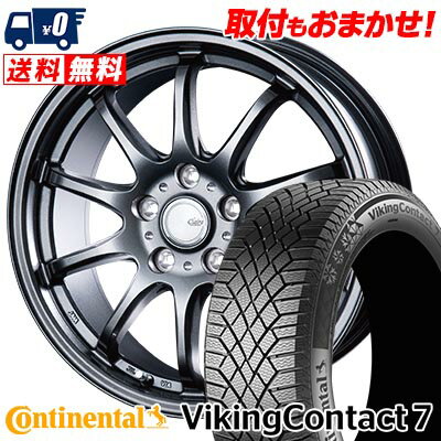 235/40R18 95T XL CONTINENTAL VikingContact7 CLAIRE ZT10 スタッドレスタイヤホイール4本セット 【取付対象】