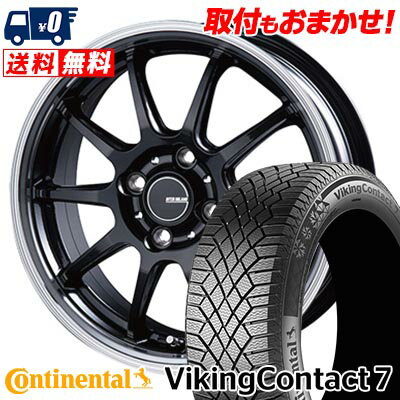 195/50R16 88T XL CONTINENTAL VikingContact7 INFINITY F10 スタッドレスタイヤホイール4本セット 【取付対象】