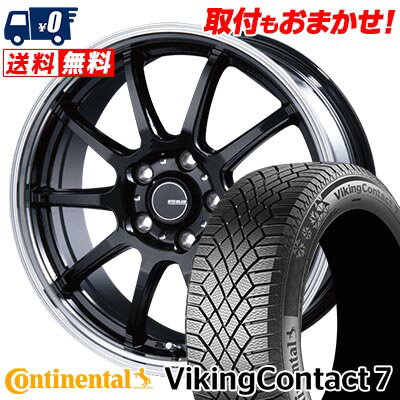 245/40R18 97T XL CONTINENTAL VikingContact7 INFINITY F10 スタッドレスタイヤホイール4本セット 【取付対象】