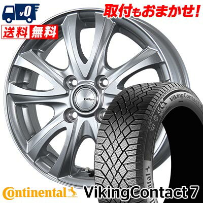 185/60R15 88T XL CONTINENTAL VikingContact7 BW-Sport WT5 スタッドレスタイヤホイール4本セット 【取付対象】