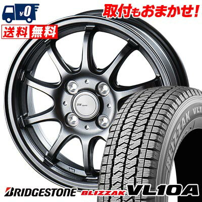 145/80R13 88/86N BRIDGESTONE BLIZZAK VL10A BW-Sport ZT10 スタッドレスタイヤホイール4本セット 【取付対象】