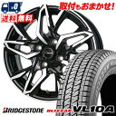 145/80R12 86/84N BRIDGESTONE BLIZZAK VL10A Chronus CH-112 スタッドレスタイヤホイール4本セット 【取付...