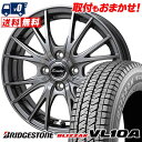 155/80R12 88/87N BRIDGESTONE BLIZZAK VL10A Exceeder E05 2 スタッドレスタイヤホイール4本セット 【取付...