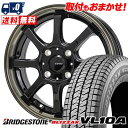 145/80R12 86/84N BRIDGESTONE BLIZZAK VL10A G・SPEED P-08 スタッドレスタイヤホイール4本セット 【取付対象...