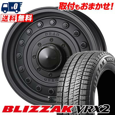 205/60R16 92Q BRIDGESTONE BLIZZAK VRX2 DEAN COLORADO スタッドレスタイヤホイール4本セット 【取付対象】