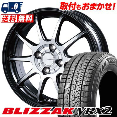 185/65R15 88Q BRIDGESTONE BLIZZAK VRX2 INFINITY F10 スタッドレスタイヤホイール4本セット 【取付対象】