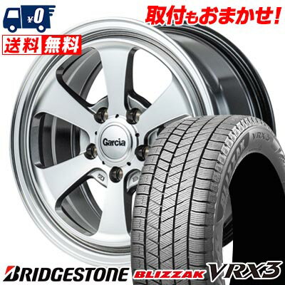 205/60R16 96Q XL BRIDGESTONE BLIZZAK VRX3 Garcia Dallas6 スタッドレスタイヤホイール4本セット 【取付対象】