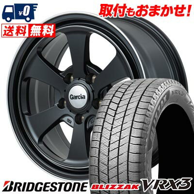 205/60R16 96Q XL BRIDGESTONE BLIZZAK VRX3 Garcia Dallas6 スタッドレスタイヤホイール4本セット 【取付対象】